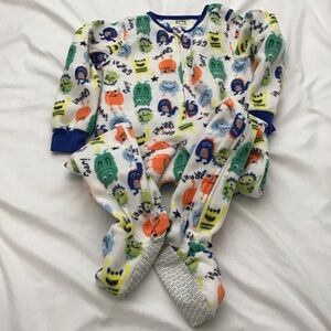 Monster Footed Fleece Sleeper